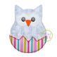 Hatching Owl Bean Stitch Applique | Machine Embroidery Designs by JuJu