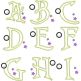 Haunted Bat Applique Font