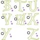 Haunted Bat Applique Font