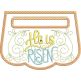 ITH He Is Risen Wrap Around Towel Topper | Machine Embroidery Designs by JuJu