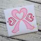 Heart Awareness Ribbon Applique | Machine Embroidery Designs by JuJu