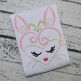 Heart Bunny Face Embroidery | Machine Embroidery Designs by JuJu