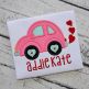 Heart Car Applique | Machine Embroidery Designs by JuJu