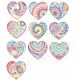 Mehndi Hearts Machine Embroidery Designs by JuJu