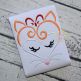 Heart Fox Face Embroidery | Machine Embroidery Designs by JuJu