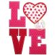 Heart LOVE Applique | Machine Embroidery Designs by JuJu
