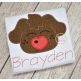 Heart Nose Puppy Boy Applique | Machine Embroidery Designs by JuJu