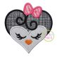 Heart Penguin Face Applique | Machine Embroidery Designs by JuJu