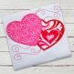 Double Hearts Applique | Machine Embroidery Designs by JuJu