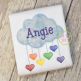 Heart Showers ZigZag and Bean Stitch Applique | Machine Embroidery Designs by JuJu