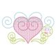 Heart Swirly Bow Motif Embroidery | Machine Embroidery Designs by JuJu