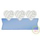 Heart Volleyball Trio Banner Sketch Embroidery Design | Machine Embroidery Designs by JuJu
