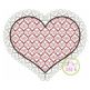 Heart with Triple Heart Motif Embroidery Design | Machine Embroidery Designs by JuJu
