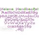 Helena Handbasket Embroidery Font
