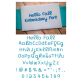 Hello Fall Embroidery Font Machine Embroidery Designs by JuJu