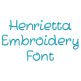 Henrietta Embroidery Font | Machine Embroidery Designs by JuJu