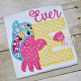 Hermit Crab Alphabet Set Applique