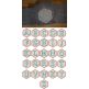 Hexagon Embossed Monogram Alphabet Machine Embroidery Designs by JuJu