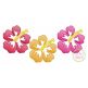 Hibiscus Trio Sketch | Machine Embroidery Designs by JuJu