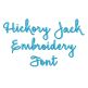 Hickory Jack Embroidery Font | Machine Embroidery Designs by JuJu