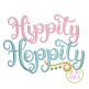 Itch 2 Stitch Hippity Hoppity Digital Embroidery Machine Designs by JuJu