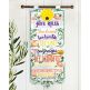 ITH Hive Rules Wall Hanging | Machine Embroidery Designs by JuJu