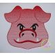 Hog Face Boy Sketch Embroidery | Machine Embroidery Designs by JuJu