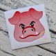 Hog Face Boy Sketch Embroidery | Machine Embroidery Designs by JuJu