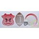 Hog Football Trio Sketch Embroidery | Machine Embroidery Designs by JuJu