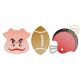 Hog Football Trio Sketch Embroidery | Machine Embroidery Designs by JuJu