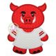 Hog Jersey Mascot Applique | Machine Embroidery Designs by JuJu