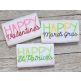 Holiday Text Embroidery Design Set 2