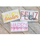 Holiday Text Embroidery Design Set 3