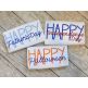 Holiday Text Embroidery Design Set 4