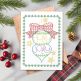 Christmas Greeting Cards 19 | Machine Embroidery Designs by JuJu