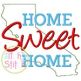 Home Sweet Home California Embroidery | Machine Embroidery Designs by JuJu