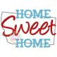 Home Sweet Home Montana Embroidery | Machine Embroidery Designs by JuJu