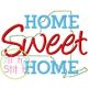 Home Sweet Home New York Embroidery | Machine Embroidery Designs by JuJu