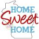 Home Sweet Home Wisconsin Embroidery | Machine Embroidery Designs by JuJu