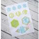 Honeycomb Monogram Embroidery Font | Machine Embroidery Designs by JuJu