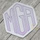 Honeycomb Sketch Monogram Embroidery Font | Machine Embroidery Designs by JuJu