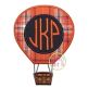 Hot Air Balloon Monogram Applique | Machine Embroidery Designs by JuJu