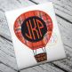 Hot Air Balloon Monogram Applique | Machine Embroidery Designs by JuJu