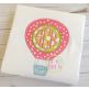 Hot Air Balloon Monogram Applique | Machine Embroidery Designs by JuJu
