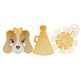 Hound Dog Cheer Trio Sketch Embroidery | Machine Embroidery Designs by JuJu