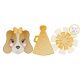 Hound Dog Cheer Trio Sketch Embroidery | Machine Embroidery Designs by JuJu