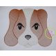 Hound Dog Face Boy Sketch Embroidery | Machine Embroidery Designs by JuJu