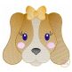 Hound Dog Face Girl Sketch Embroidery | Machine Embroidery Designs by JuJu
