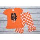 Hound Dog Football Mascot Applique | Machine Embroidery Designs by JuJu