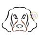 Hound Dog Mascot Embroidery | Machine Embroidery Designs by JuJu
